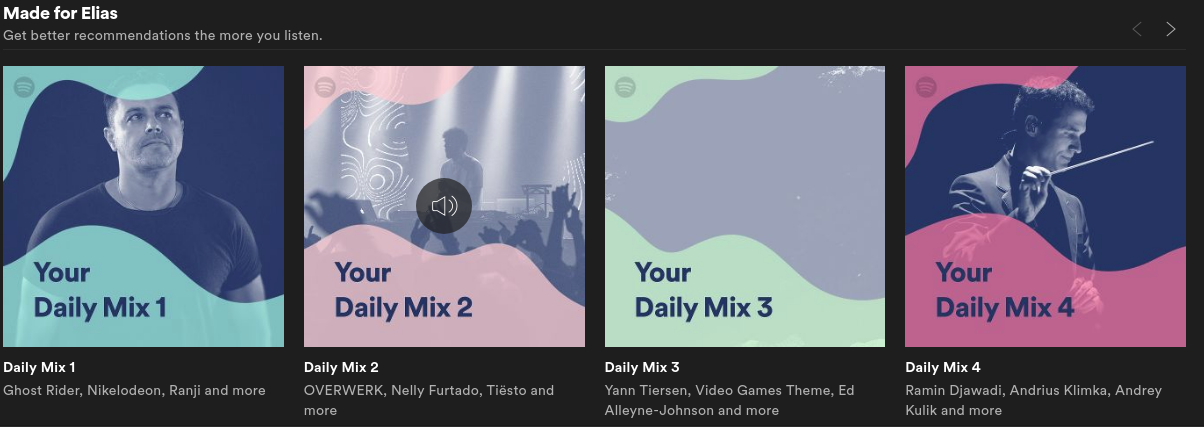 Meu Daily Mix - Spotify